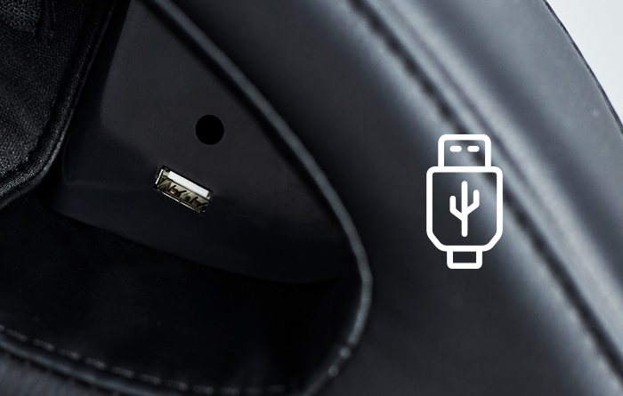 EQUIPPED WITH USB 2.0 PORT